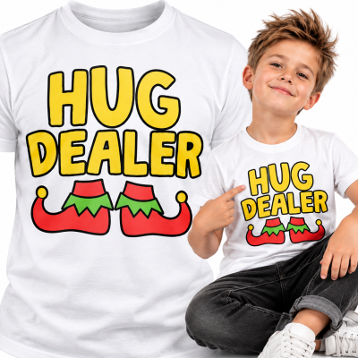 KOSZULKA DZIECIĘCA ŚWIĄTECZNA HUG DEALER
